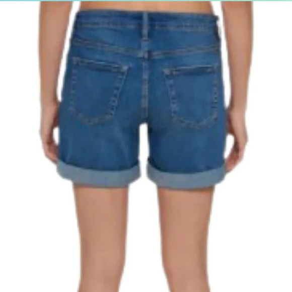 Tommy Hilfiger Dark Wash Denim Jean Shorts Size Women's 2 - Picture 2 of 9